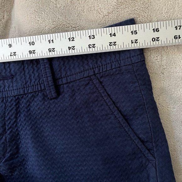 LILY PULITZER CALLAHAN JACQUARD SHORTS NAVY BLUE SIZE 2 Summer Preppy Academia - Picture 11 of 13